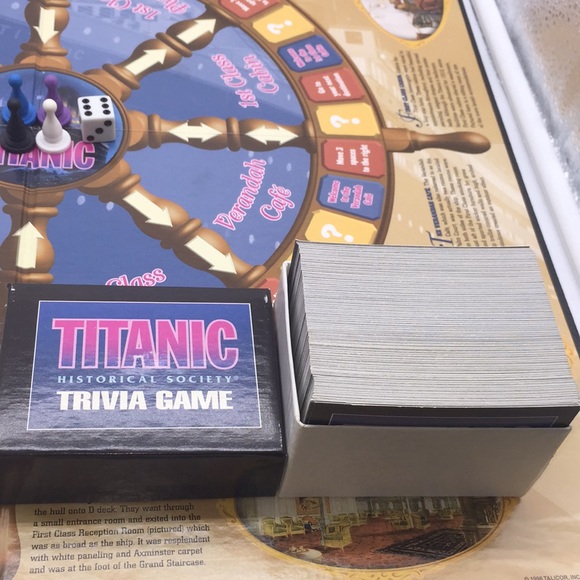 Titanic Historical Society Trivia Board Game Vintage 1998 - Picture 8 of 11